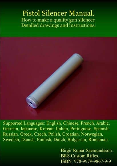 Pistol Silencer Manual. How to make pistol silencer.